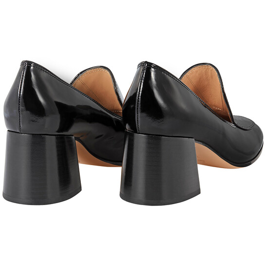 Gianvito Rossi Ladies Orly Calf Leather Mid-heel Loafers