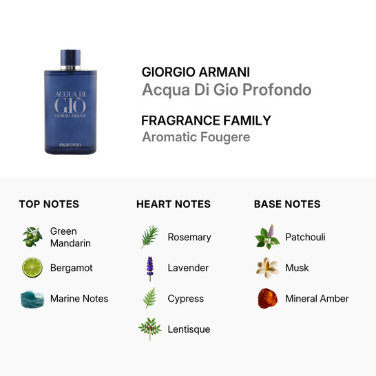 Giorgio Armani Men's Acqua Di Gio Profondo EDP Spray 6.7 oz