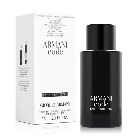 Giorgio Armani Men's Armani Code EDT Spray 2.5 oz (Tester