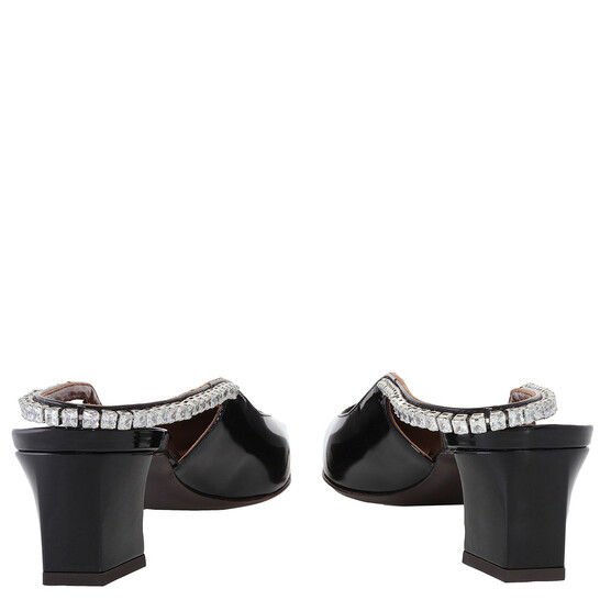 Giuseppe Zanotti Patent Brendha Crystal Slingback Pumps