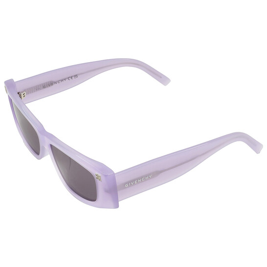 Givenchy Dark Grey Rectangular Ladies Sunglasses GV40048F 