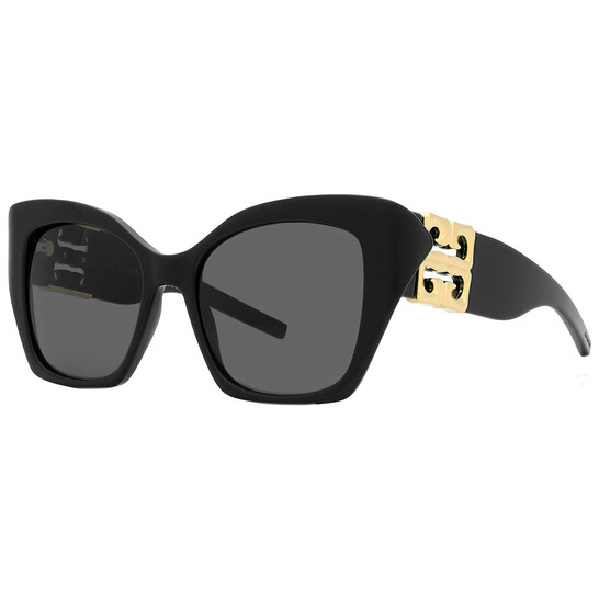 NEW GIVENCHY SUNGLASSES BLACK GREY MIRROR WOMEN EYEWEAR GIVENCHY Givenchy Grey Mirror Butterfly Ladies Sunglasses GV40097U  main image 4