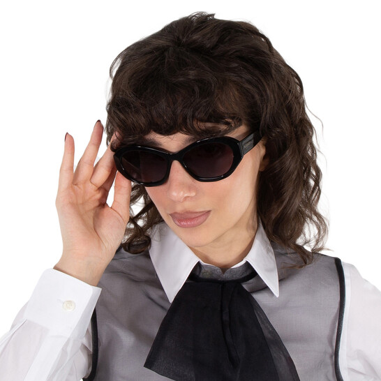 Givenchy Grey Oval Ladies Sunglasses GV40001U 01A 57  display picture 1