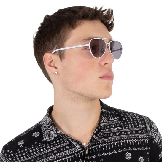 Givenchy Grey Pilot Men's Sunglasses GV40003U 21A 56 192337100406