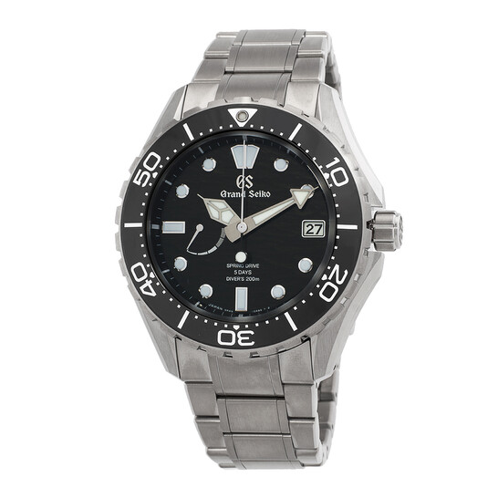Grand Seiko Evolution 9 Spring Drive 5 Automatic Black Dial Men's