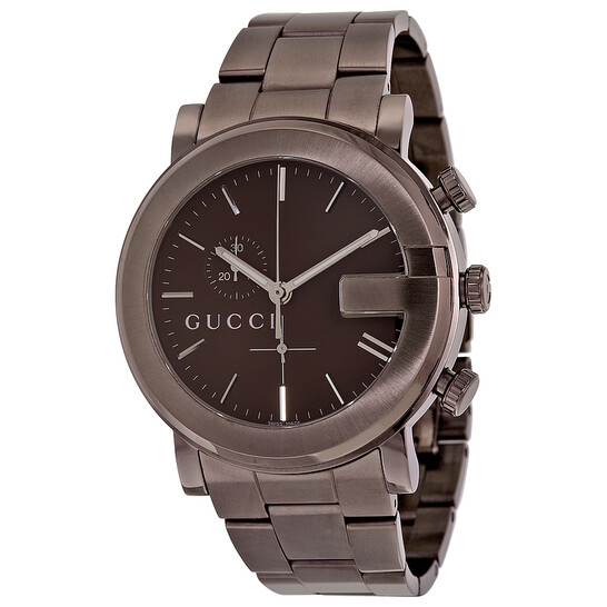 Gucci 101 G-Chrono Brown Dial Men's Watch YA101341 Gucci 101 G-Chrono Brown Dial Men's Watch YA101341