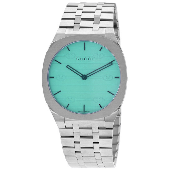 腕時計その他 GUCCI Woman Watch Silver YA163407 Gucci 25H Silver Dial Steel Women's Watch YA163407