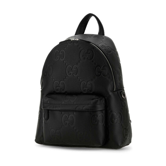 Gucci Black Jumbo Gg Leather Gg Backpack 819065AAEIC 1000