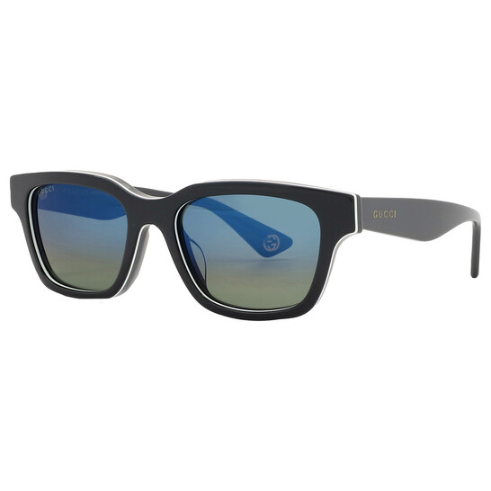 Gucci Blue Gradient Square Men's Sunglasses GG1641SA 003 53