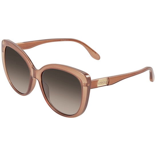 NEW Gucci Brown Gradient Cat Eye Women\'s Sunglasses Gucci Brown Gradient Cat Eye Ladies Sunglasses GG1300S 003  main image 4