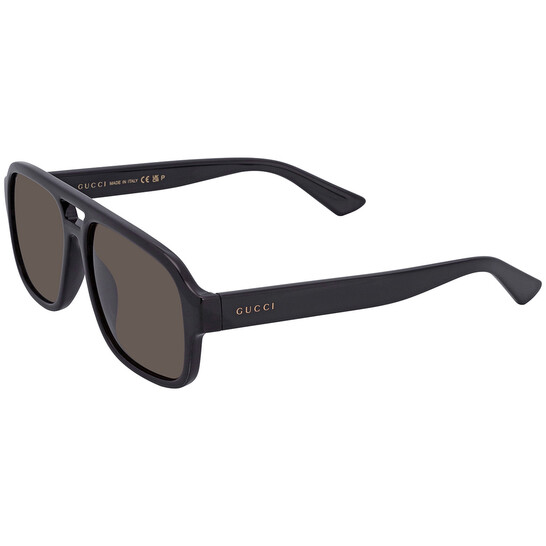 Gucci Brown Navigator Men's Sunglasses GG1342S 002 59 889652413266