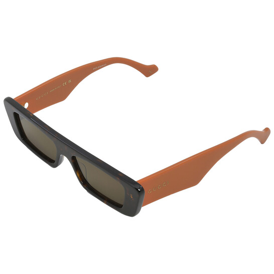 サングラス GUCCI Gucci - GG1331S - 003 havana orange brown Gucci Brown Rectangular Men's Sunglasses GG1331S 003 54