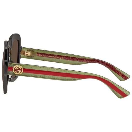 Gucci Brown Square Ladies Sunglasses GG0036SN 002 54