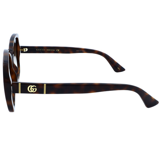 Gucci Brown Square Ladies Sunglasses GG0762S 002 56