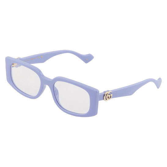 Gucci Clear Rectangular Ladies Sunglasses GG1534S 005 55