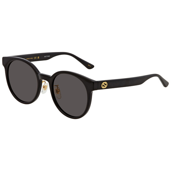 Gucci Dark Grey Phantos Ladies Sunglasses GG1339SK 001 54
