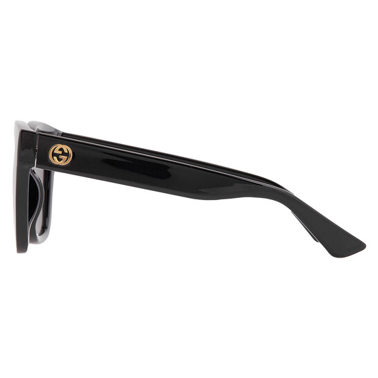 Gucci Dark Grey Square Ladies Sunglasses GG1338S 001 54  display picture 3