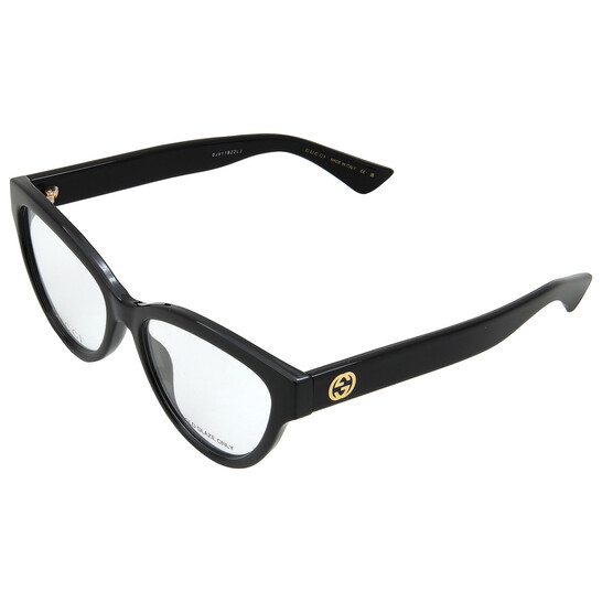 Gucci Demo Cat Eye Ladies Eyeglasses GG1581O 001 55  display picture 3
