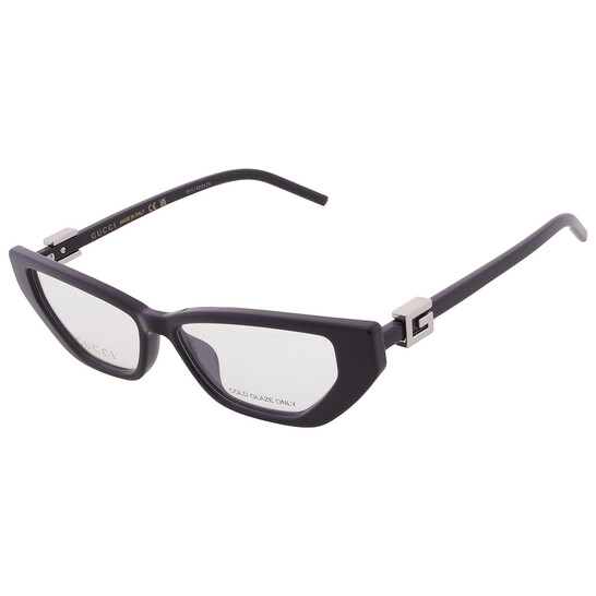 GUCCI キャットアイフレムメカネ GG1683O001BLACK TRASPARENT Gucci Demo Cat Eye Ladies Eyeglasses GG1683O 001 53