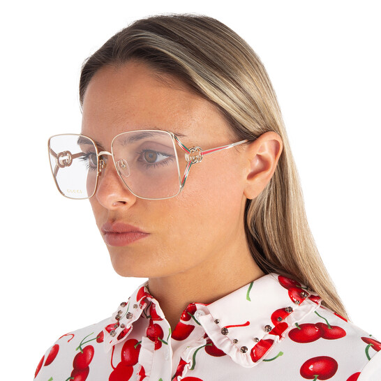 Gucci 　146236eyden着用モデル Gucci GG0026O 013 glasses | Buy online now | SmartBuyGlasses US