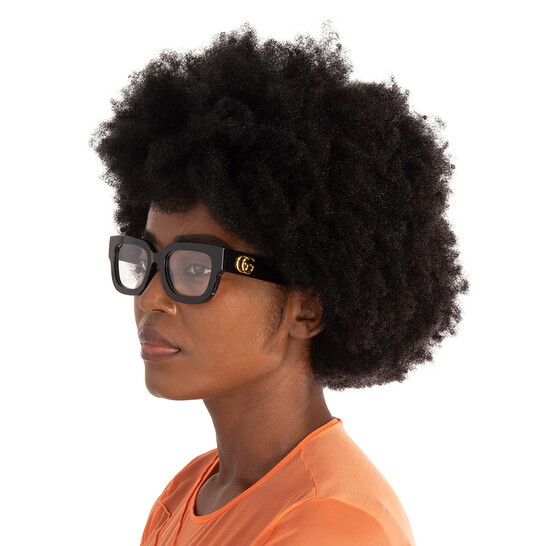 Gucci Demo Rectangular Ladies Eyeglasses GG1548O 004 52  display picture 1