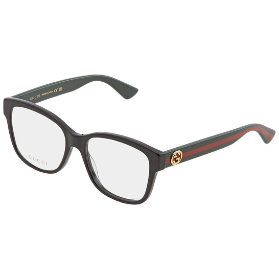 よし Yoshi - Gloss Black Frame Gold Temple Dark Gray Injected