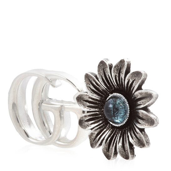 Gucci Double G flower stud earrings YBD527344001 - Jewelry