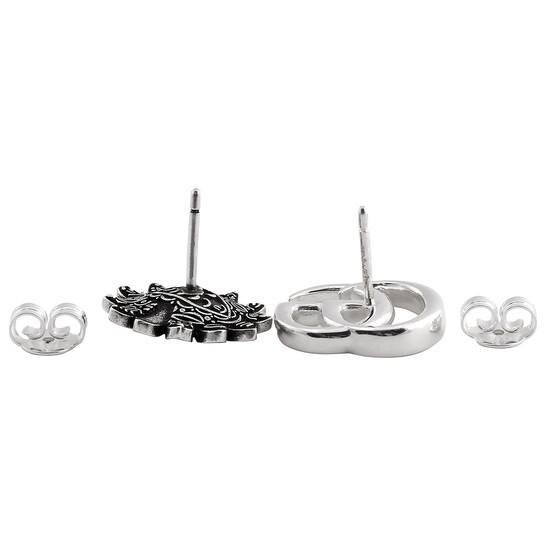 Gucci Double G flower stud earrings YBD527344001 - Jewelry