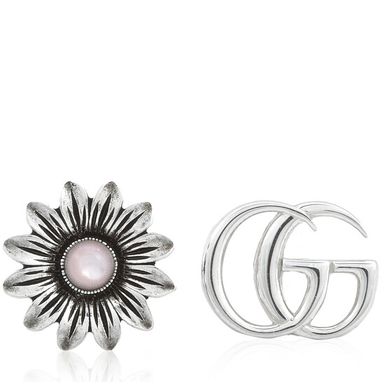 Gucci Double G flower stud earrings YBD527344002 - Jewelry