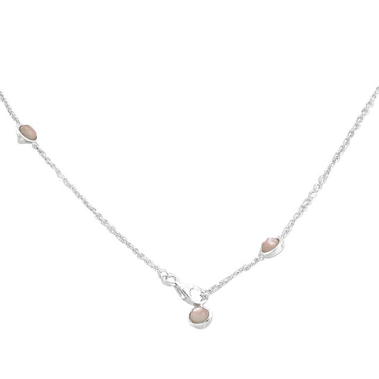 アクセサリーその他 GUCCI Woman Jewel Silver YBC782839001 Gucci Sterling Silver GG Marmont Pink Mother Of Pearl Floral