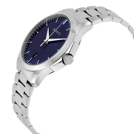 Gucci G-Timeless Blue Dial Stainless Steel Unisex Watch YA126440