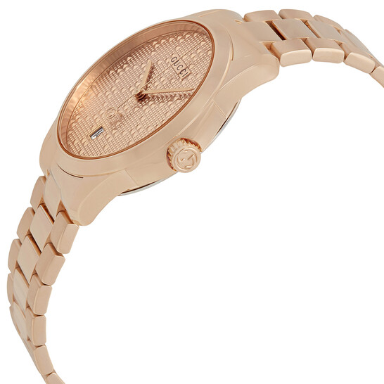 GUCCI G-TIMELLESS YA126482 ゴールド 正規品 Gucci G Timeless Quartz Gold Dial Gold Steel Strap Watch For