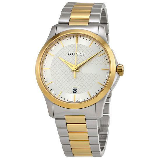 Gucci G-Timeless Silver Dial Men's Watch YA126474