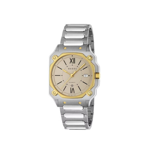 Gucci G-Flat Automatic Unisex Watch YA166403 - Watches, G-Flat