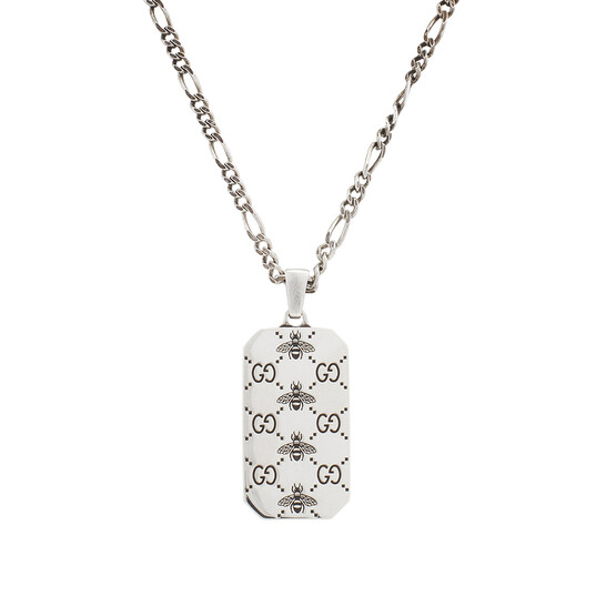 ペニュ Gucci Ladies Boule Choker Necklace In Silver, Size XXL