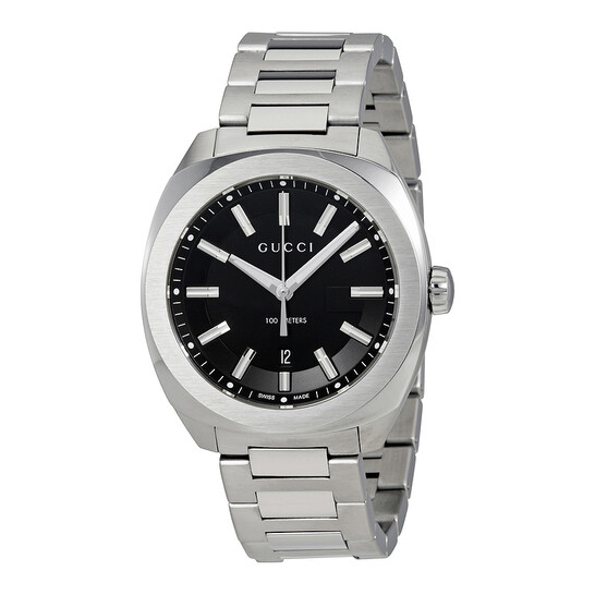 GUCCI　メンズ　腕時計　GG2570　YA142301 ウォッチ　ブラック Gucci GG2570 Black Dial Men's Watch YA142301 731903382381