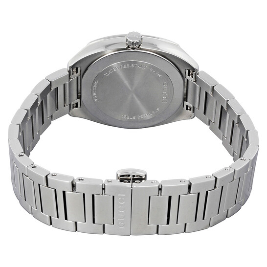 Gucci GG2570 Black Dial Diamond Stainless Steel Ladies Watch YA142503