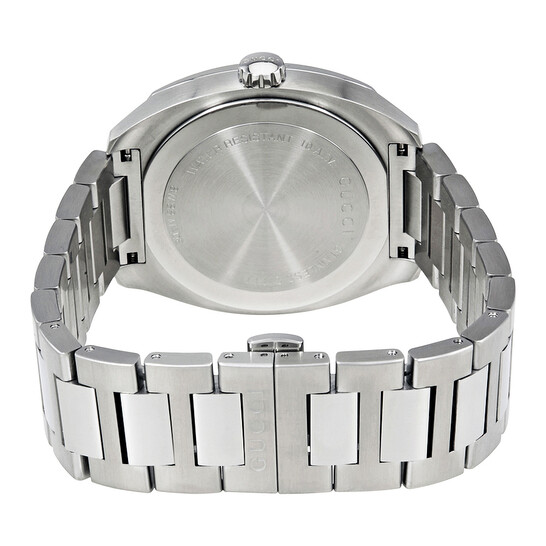 【美品】GUCCI グッチ ラージウォッチ YA142303/142.3 ブルー 美品】GUCCI グッチ ラージウォッチ YA142303/142.3 ブルー