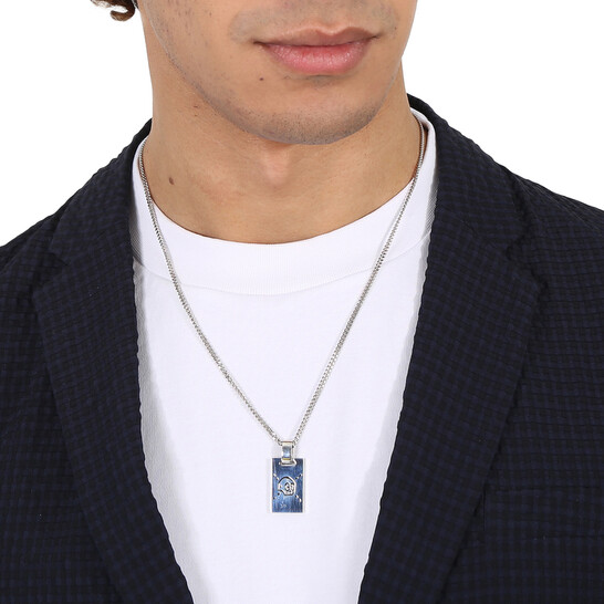 Gucci Ghost pendant necklace in silver YBB455315001