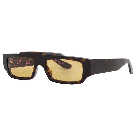 Gucci Gold Logo Browline Men display picture 3
