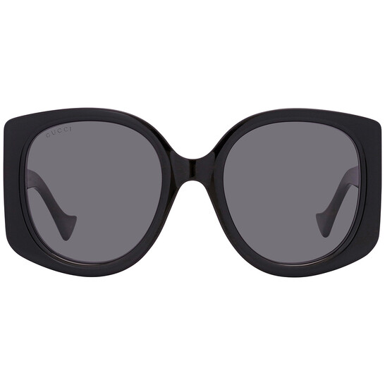 Gucci Gray Oversized Ladies Sunglasses GG1257S 001 53  display picture 1