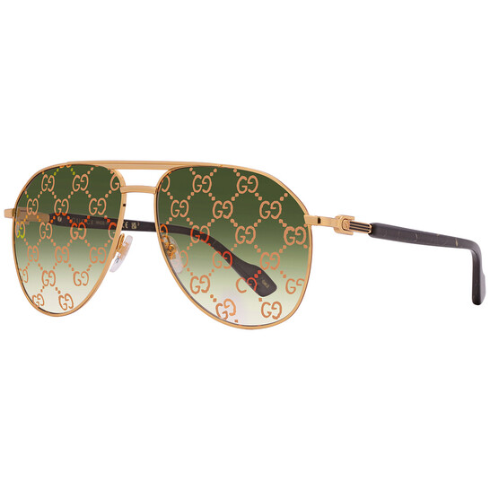 GUCCI オハルフレムサンクラス GG1182S 004 Gucci GG1182S - 004 Gold | Sunglasses Woman