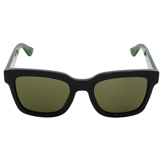 Gucci Green Square Men's Sunglasses GG0001SN 002 52