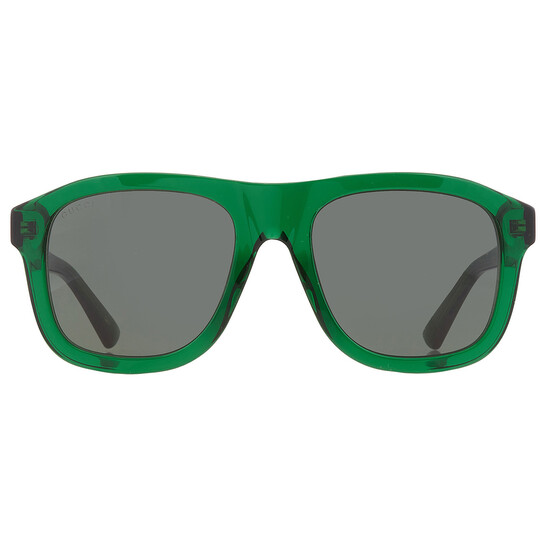 Gucci Green Square Men's Sunglasses GG1316S 004 54 889652411989