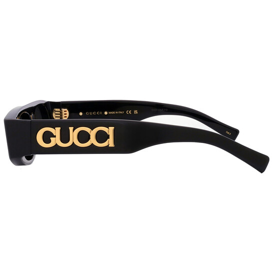 サングラス GUCCI Gucci - GG1771S - 001 black black grey Gucci GG1771S 001 Sunglasses Shiny Black - eye-oo.com