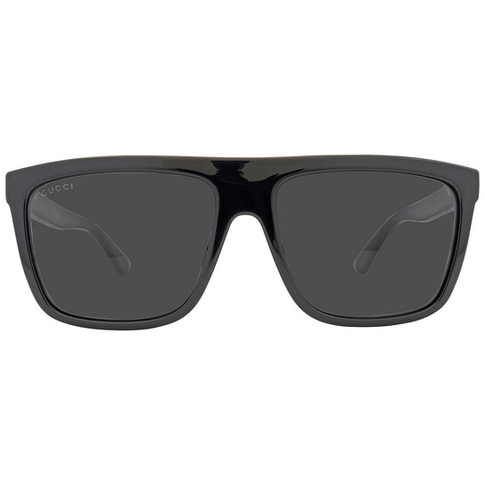 Gucci Grey Browline Men's Sunglasses GG0748S 001 59