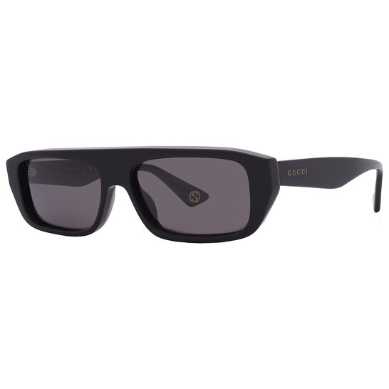 Gucci Grey Browline Men's Sunglasses GG1617S 001 56