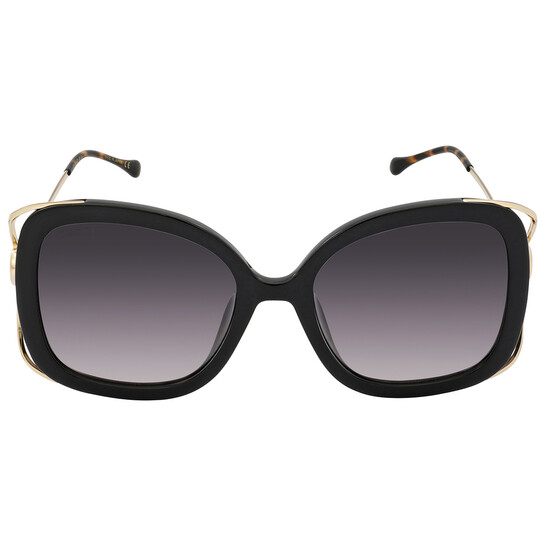 Gucci Grey Butterfly Ladies Sunglasses GG1021S 002 56  display picture 2