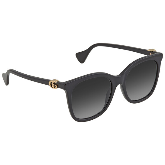Gucci Grey Butterfly Ladies Sunglasses GG1071S 001 55