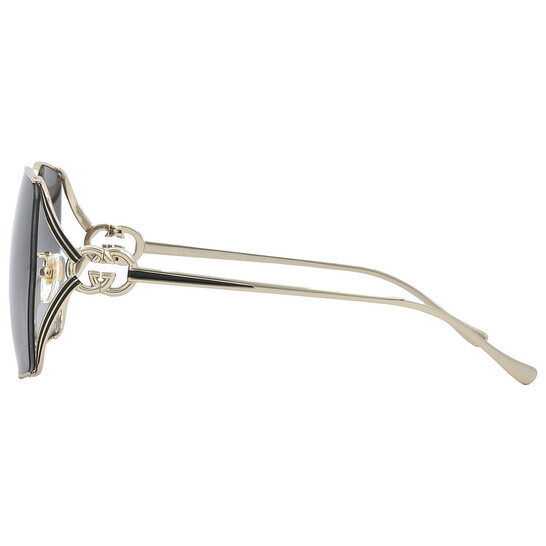 Gucci Grey Butterfly Ladies Sunglasses GG1322SA 001 64
